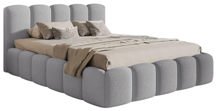 NADUVI Collection Bedframe Chloe bouclé met opbergvak