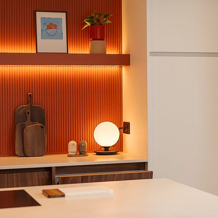 Atmooz Tafellamp Woonkamer Yopal G9 | 25cm Zwart