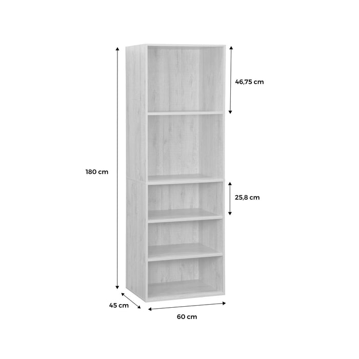 sweeek - Kledingkast module 5 vakken 60cm