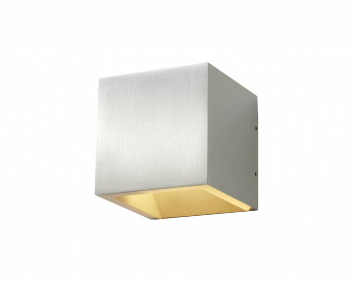 Artdelight Wandlamp Cube Aluminium Led 10 x 10 cm IP54