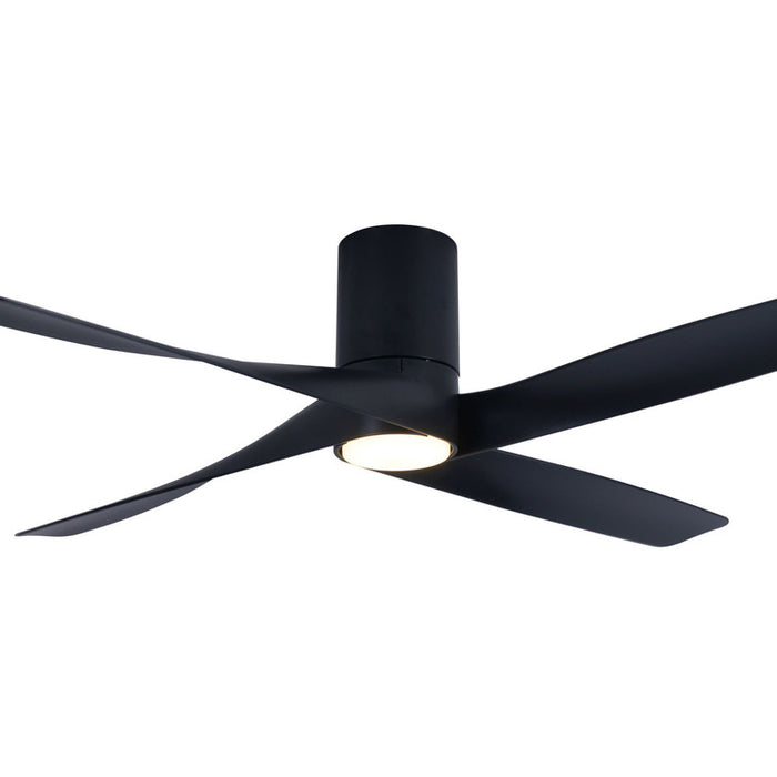 Lucci Air Plafondventilator Riviera Zwart 12Watt Led Ø 132cm Incl.