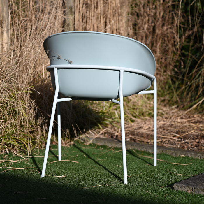 DS4U - Ella kunststof eetkamerstoel - lichtblauw