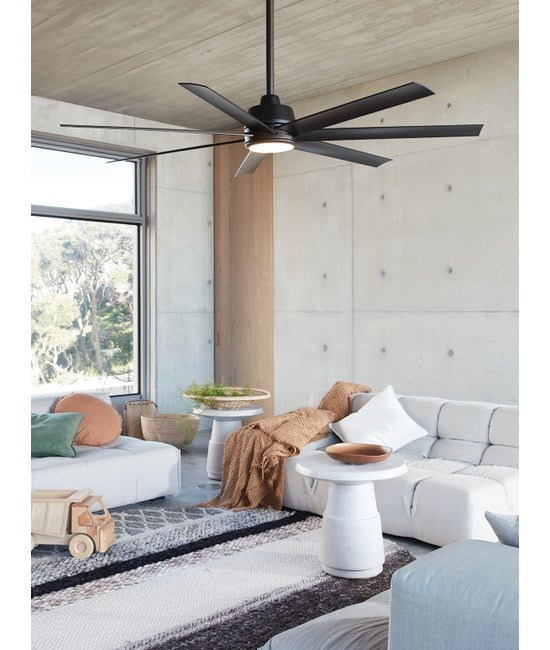 Lucci Air Plafondventilator Airfusion Atlanta Zwart 12W Led Ø 142cm