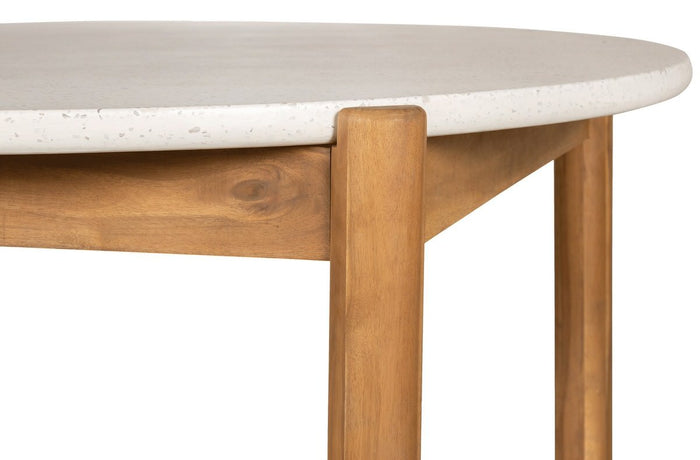 House Nordic - Tuintafel Acacia|Wit - 120x120x76cm - Terracina