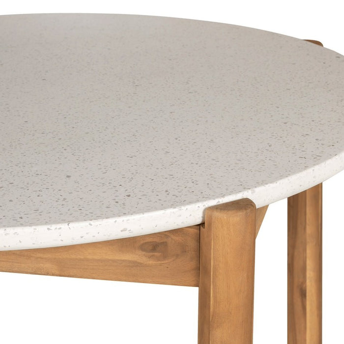 House Nordic - Tuintafel Acacia|Wit - 120x120x76cm - Terracina