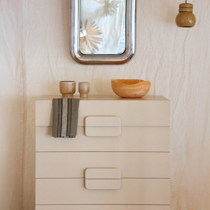 HKliving Spacious Ladekast - 6 Lades - Crème