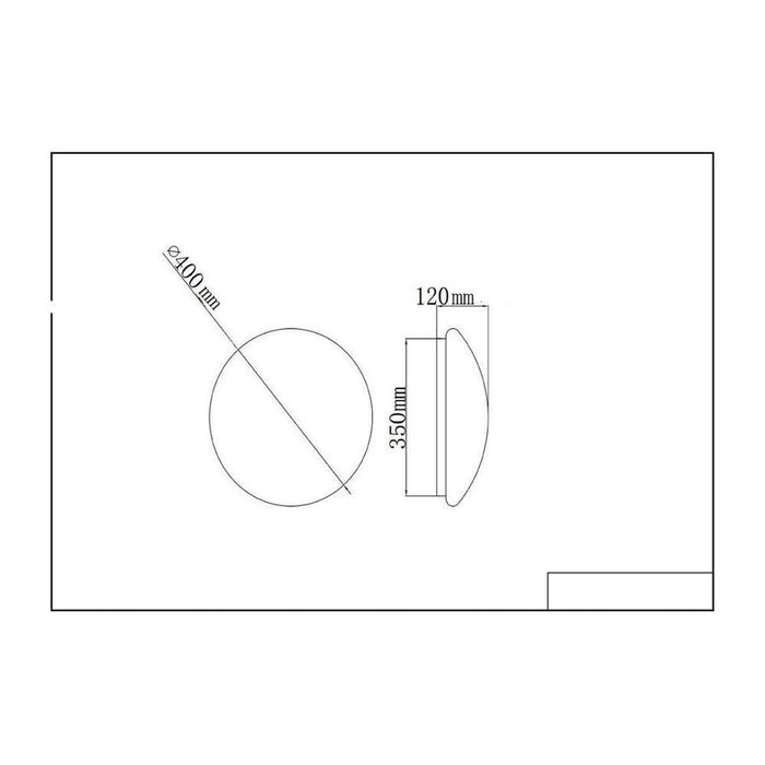 Trio PUTZ - Plafonnière - Wit - LED - IP44