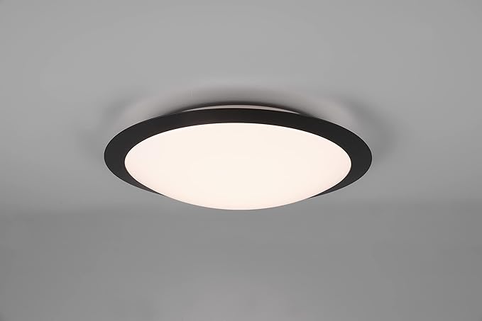 Trio Leuchten Umberto - Plafonniere - LED - IP44 - Mat Zwart