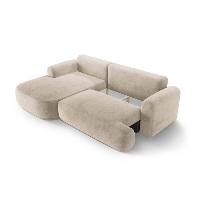 Micadoni Hoekslaapbank links met opbergvak Ella