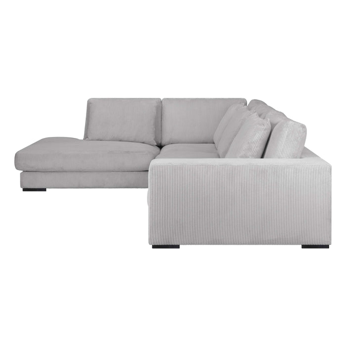 by fonQ Snug 4-zits Hoekbank met Chaise Longue Links - Lichtgrijs