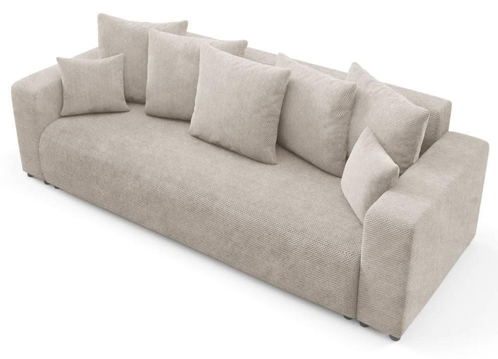 NADUVI Collection Slaapbank Laurel chenille met opbergruimte