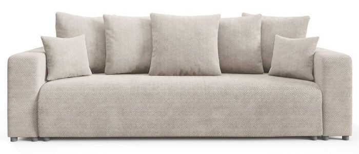 NADUVI Collection Slaapbank Laurel chenille met opbergruimte