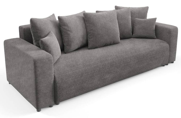 NADUVI Collection Slaapbank Laurel chenille met opbergruimte