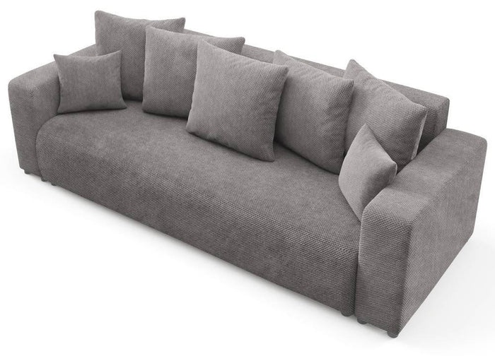 NADUVI Collection Slaapbank Laurel chenille met opbergruimte