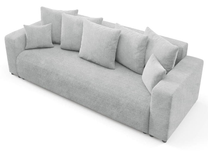 NADUVI Collection Slaapbank Laurel chenille met opbergruimte