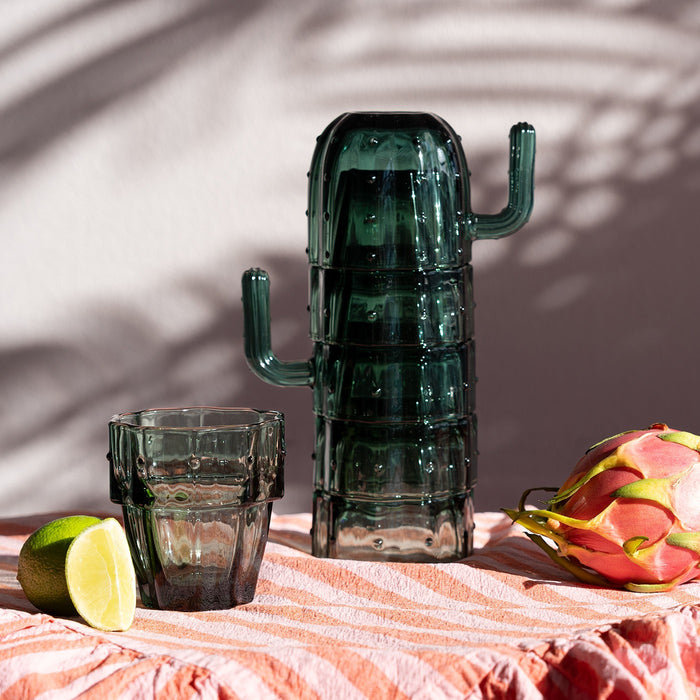 Kare Design Waterglazen cactus Set van 6