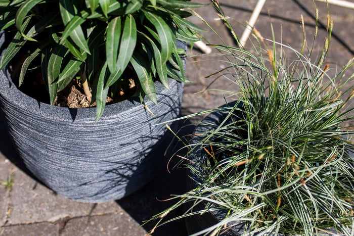 Capi Europe - Vaas elegant laag Waste Rib NL - 34x46 - Terrazzo beige