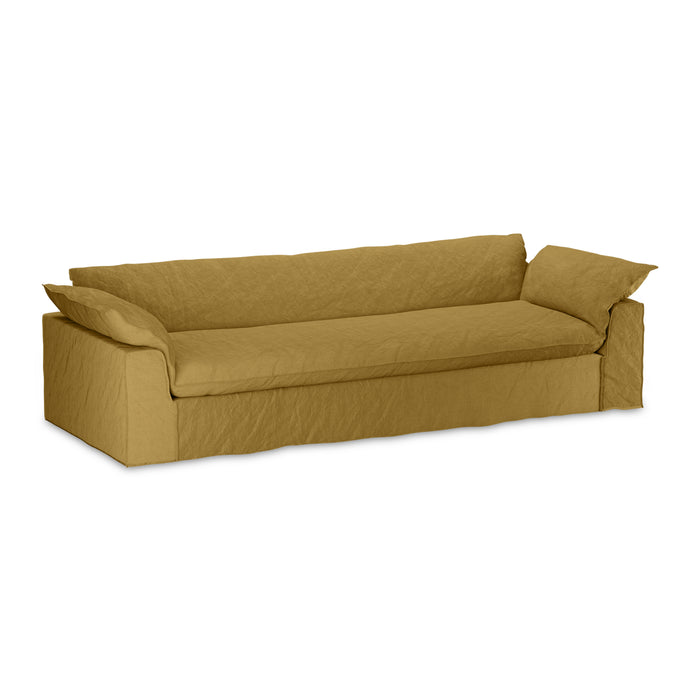 HKliving Nomad 5-zitsbank - Linnen - Burnt Ochre