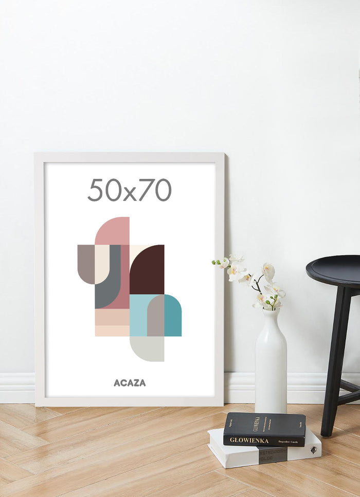 Fotokader - 50x70cm - MDF hout - Wit