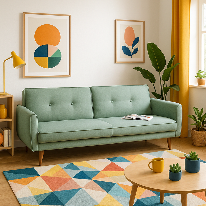 Slaapbank Lizzy groen Kare Design