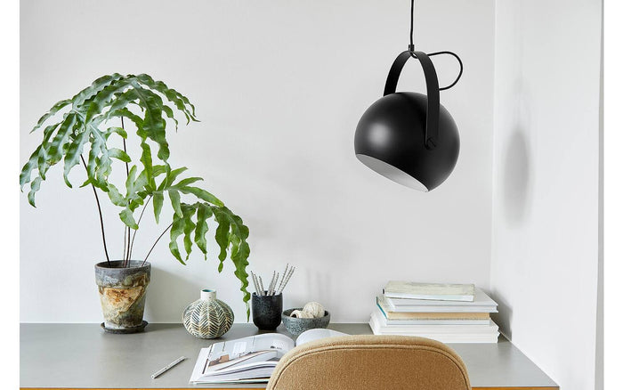Frandsen Ball Handle hanglamp Ø18 zwart