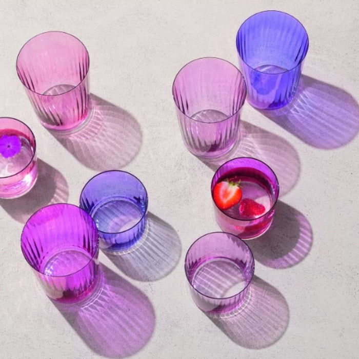 L.S.A. - Gems Tumbler Glas 310 ml Set van 4 Stuks Assorti