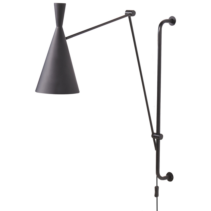 Beliani - MARISA - Wandlamp - Zwart - Metaal