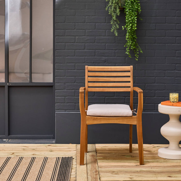 sweeek - Tuinstoel van acacia hout (set van 4)