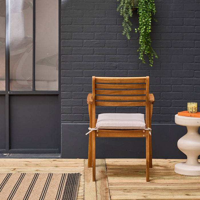 sweeek - Tuinstoel van acacia hout (set van 4)