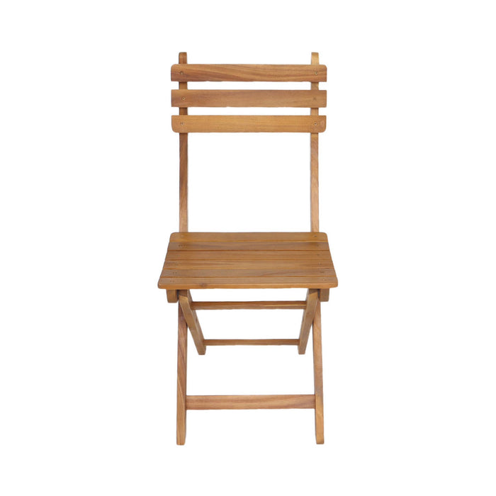 sweeek - Vouwbare acacia tuinstoel (Set van 4)