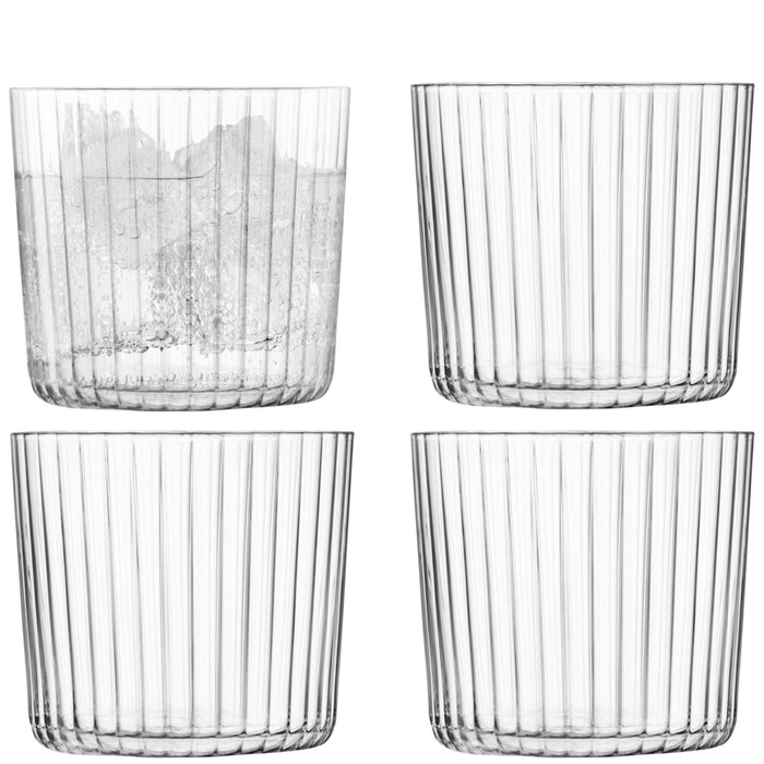 L.S.A. - Gio Line Tumbler Glas 310 ml Set van 4 Stuks