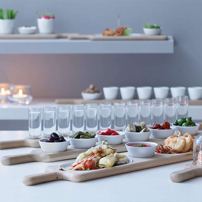 L.S.A. - Paddle Wodka Set met Serveerplank Set van 6 Stuks