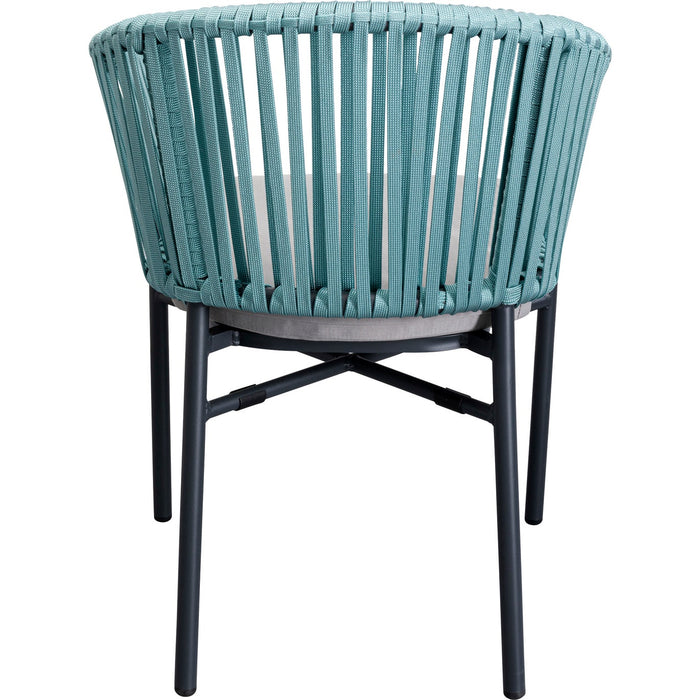 Kare Eetkamerstoel Santanyi Petrol