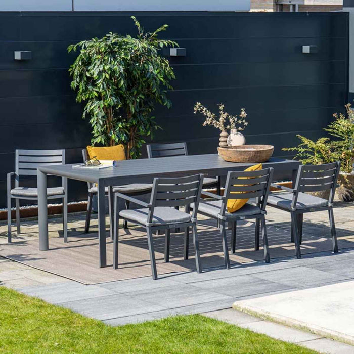 Garden Impressions Amarillo - Adana tuinset 7-delig donker grijs