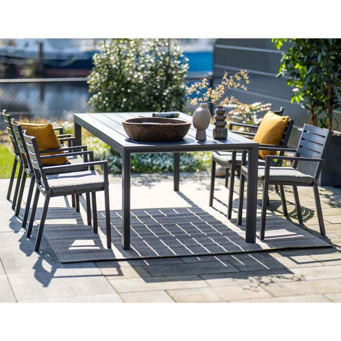 Garden Impressions Amarillo - Adana tuinset 7-delig donker grijs