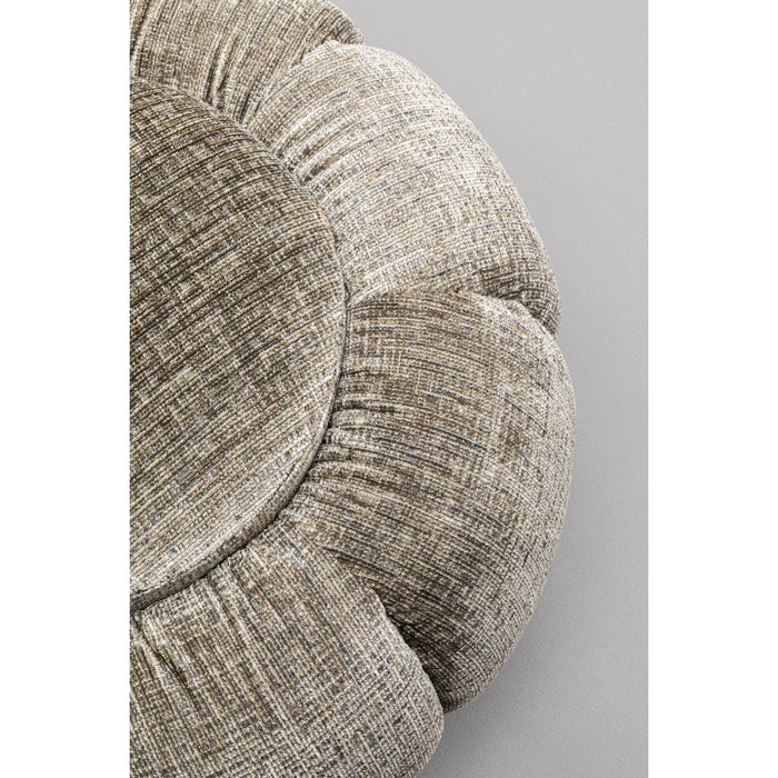 Kare Poef Fiori Grijs Ø52cm