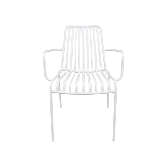 sweeek - Stapelbare tuinstoel van staal (Set van 2)