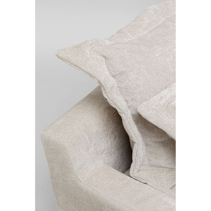 Sofa Lullaby 3-Zits fluweel creme Kare Design