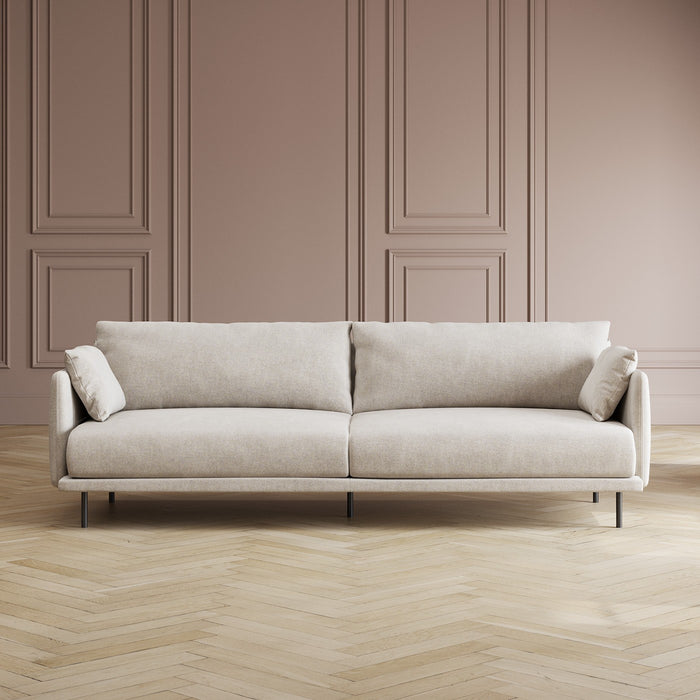 Sofa Edna 3-Zits creme Kare Design
