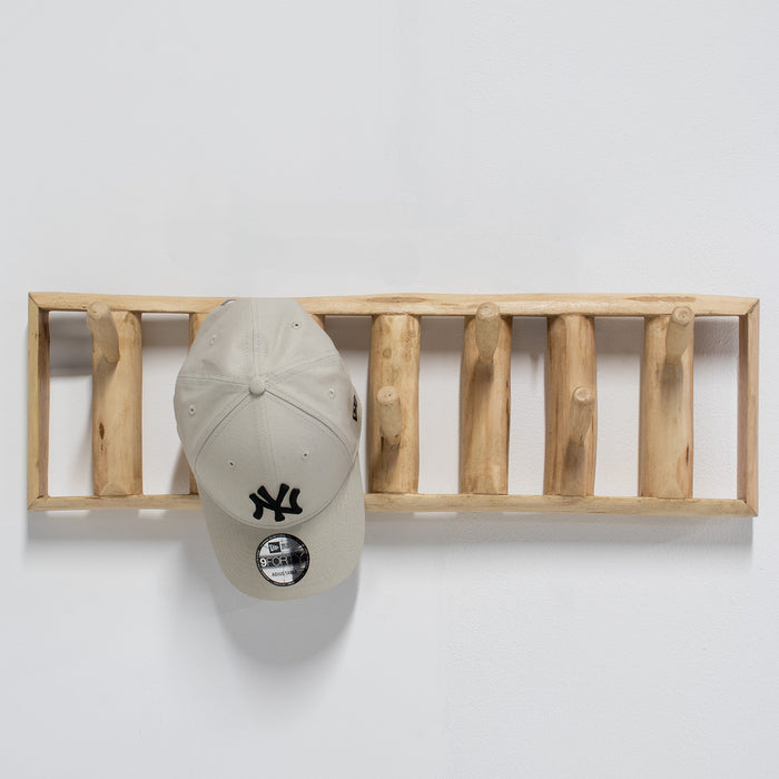 Giga Meubel - Kapstok Naturel Mangohout - 7 Haken - Siva