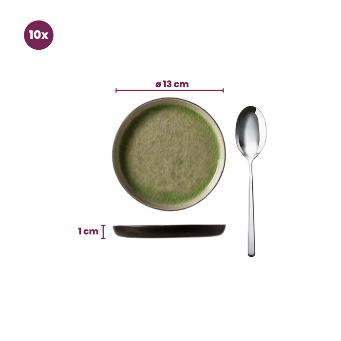 Cosy & Trendy Tapas Bordjes Streetfood ø 13 cm - 10 Stuks