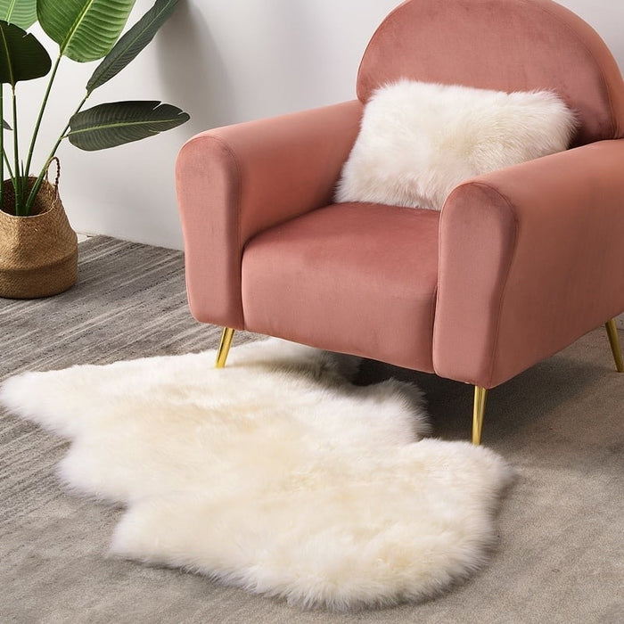 Fine Asianliving 100% Genuine Real Sheepskin Rug