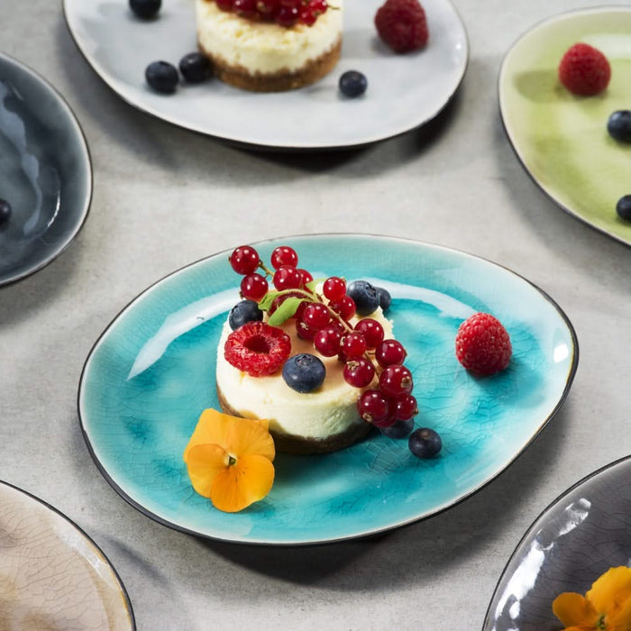 Cosy & Trendy Kleine Bordjes | Gebaksbordjes Streetfood 15 x 11.5 cm - 10 Stuks