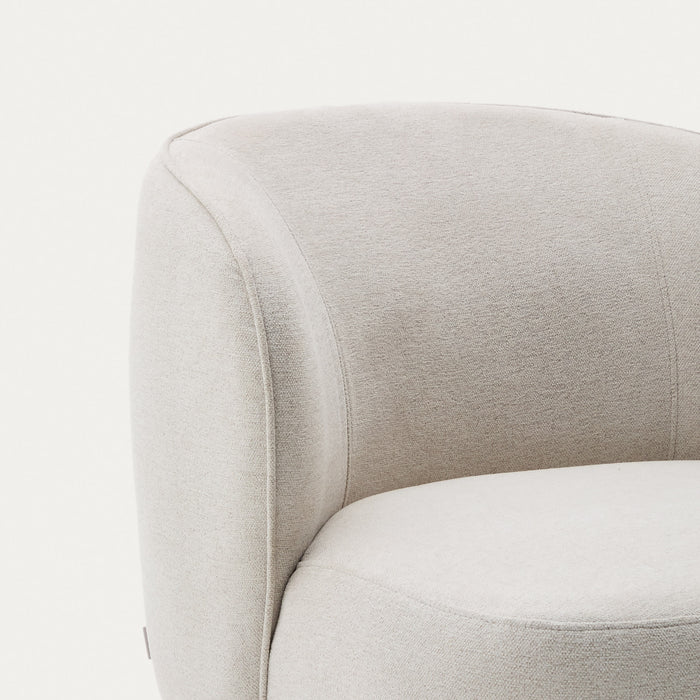 Kave Home Ulit Fauteuil - Chenille - Beige