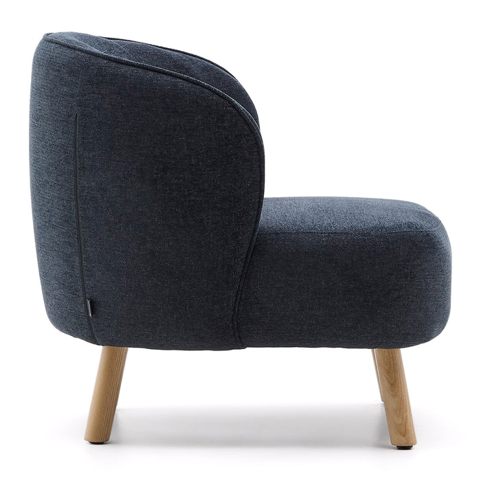 Kave Home Ulit Fauteuil - Chenille - Blauwgrijs