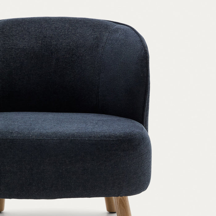 Kave Home Ulit Fauteuil - Chenille - Blauwgrijs