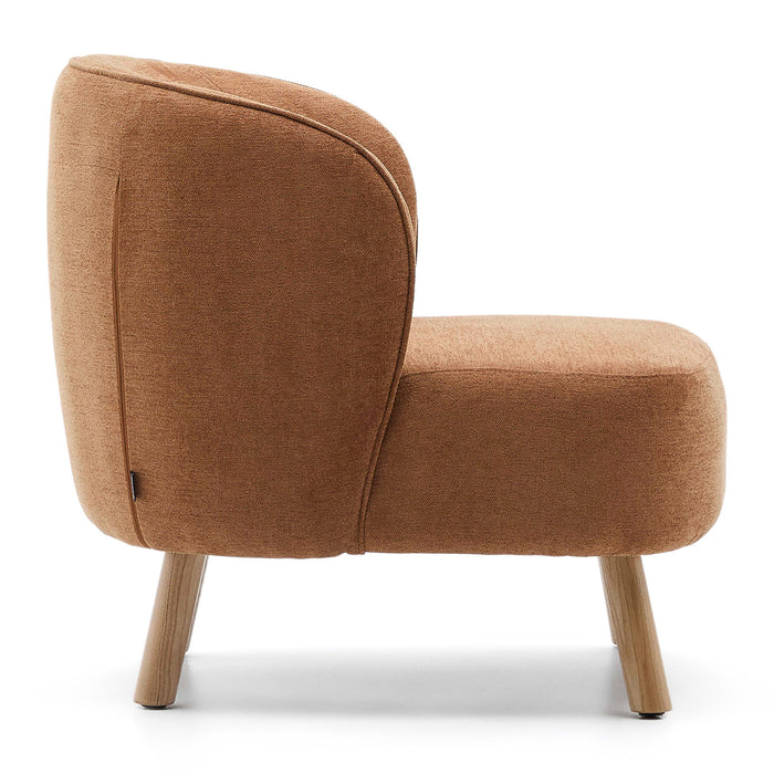 Kave Home Ulit Fauteuil - Chenille - Terracotta