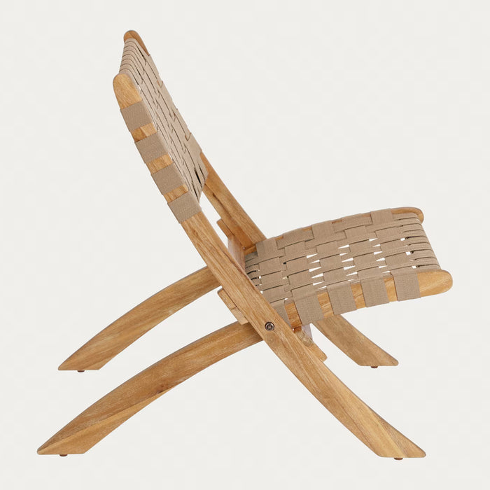 Kave Home Chabeli Klapstoel - Bruin
