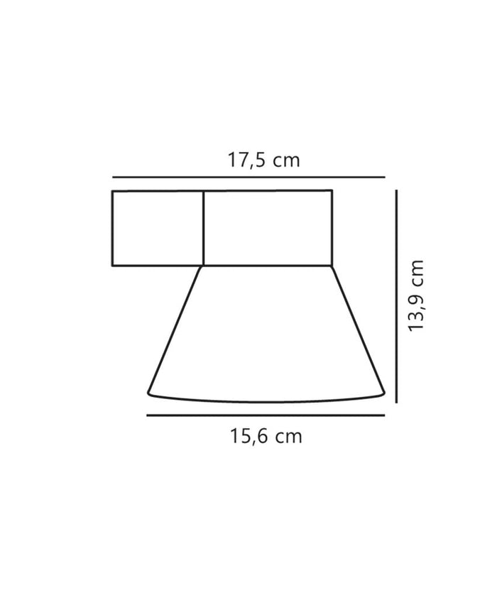 Nordlux Kyklop Wandlamp - Cone - Zwart