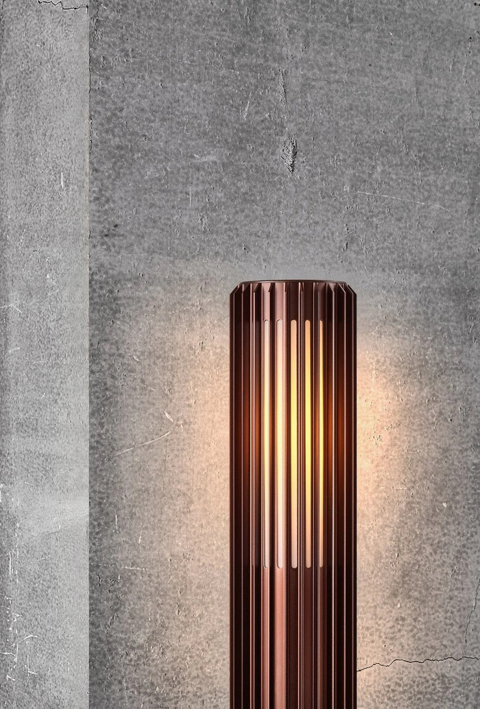 Nordlux Buitenlamp Aludra seaside paal H 45 cm bruin metallic